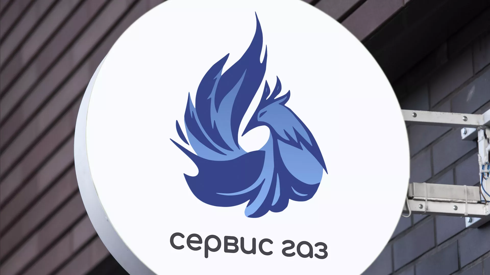 Создание логотипа «Сервис газ» в Отрадном