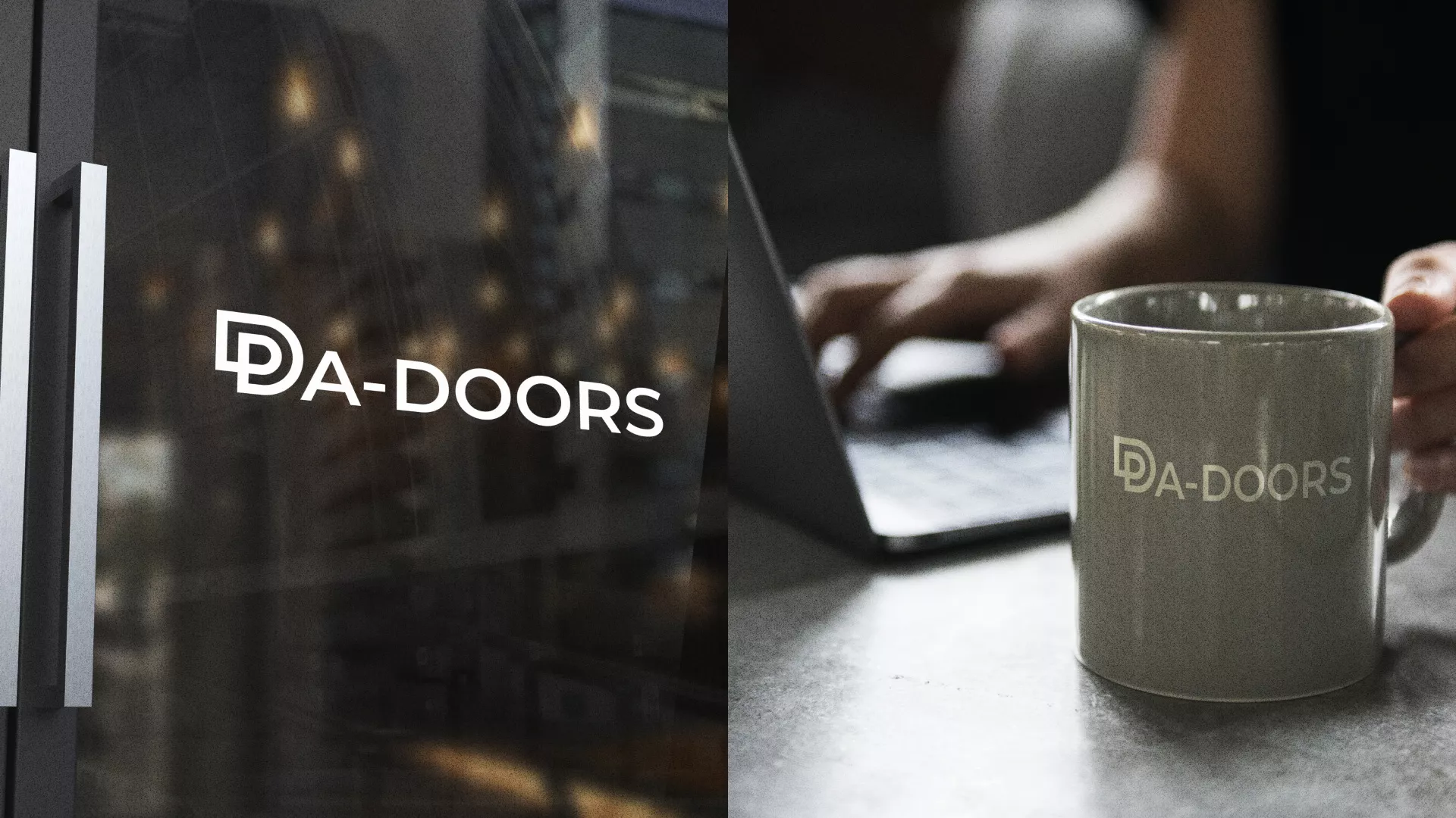 Создание логотипа компании «DA-DOORS» в Отрадном